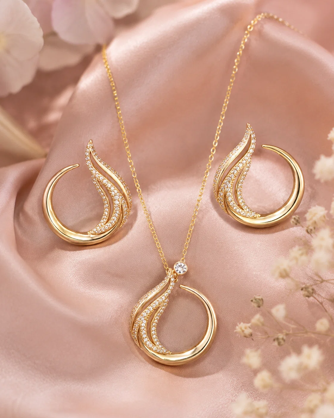 luna-grace-crescent-antitarnish-necklace-set