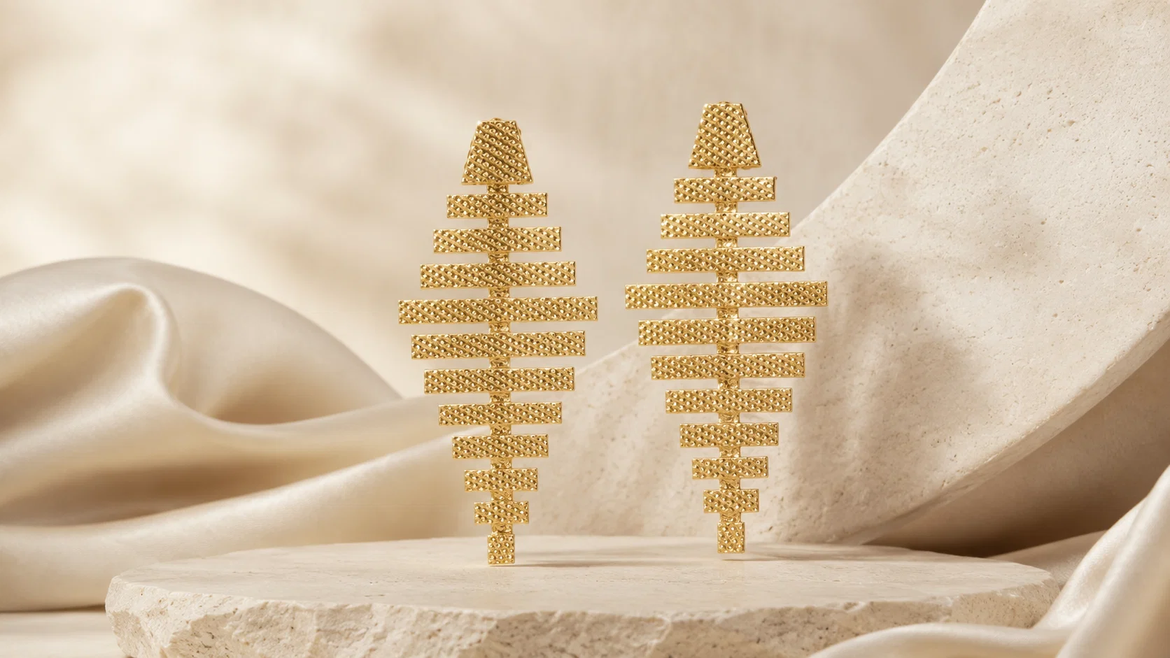 golden-skyline-cascade-antitarnish-brass-earrings